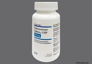 White Oval N785 - Nabumetone 750mg Tablet