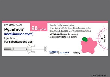 yellow - Pyzchiva 90mg/mL Prefilled Syringe Solution for Injection