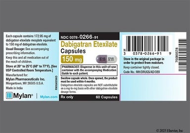 Purple And White Mylan De 150 Mylan De 150 - Dabigatran Etexilate 150mg Capsule