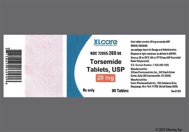 White Oval 5 9 And H - Torsemide 20mg Tablet