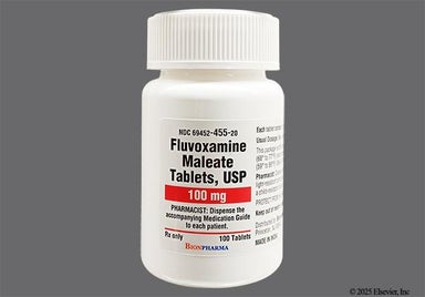 White Round F3 - Fluvoxamine Maleate 100mg Tablet