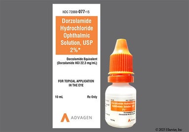 colorless - Dorzolamide Hydrochloride 2% Ophthalmic Solution
