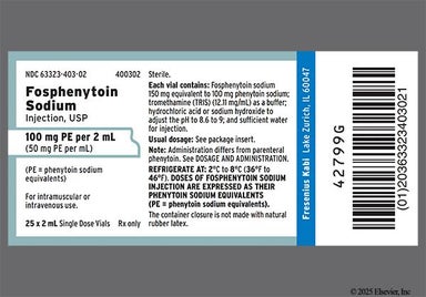 Yellow Not applicable - Fosphenytoin Sodium 100mg PE/2ml Solution for Injection