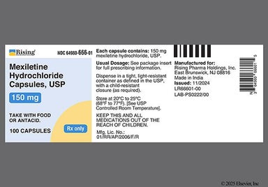 Orange And Tan 150 Zn10 - Mexiletine Hydrochloride 150mg Capsule