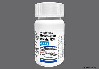 Yellow Round C7 - Methotrexate Sodium 2.5mg Tablet