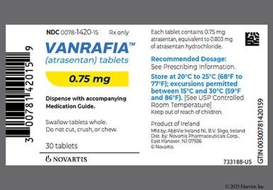 White Round 7 - VANRAFIA 0.75mg Tablet