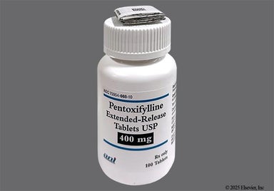 Yellow Oblong N668 - Pentoxifylline 400mg Extended-Release Tablet