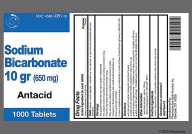 White Round - Sodium Bicarbonate 10gr (650mg) Tablet