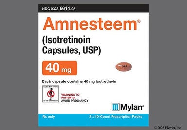 Orange-Brown I40 - Amnesteem 40mg Capsule