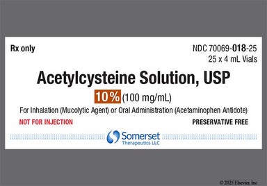 purple - Acetylcysteine 10% Solution