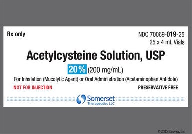 purple - Acetylcysteine 20% Solution