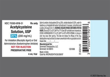 purple - Acetylcysteine 20% Solution