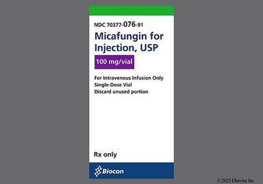 white - Micafungin 100mg Powder for Injection