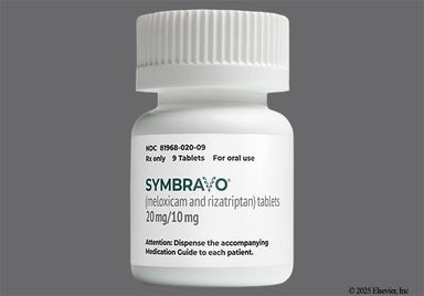 White Oblong Mxrz And 20/10 - SYMBRAVO 20mg-10mg Tablet
