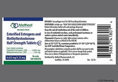 Green Oval E And 639 - Esterified Estrogens/Methyltestosterone Half Strength 0.625mg-1.25mg Tablet