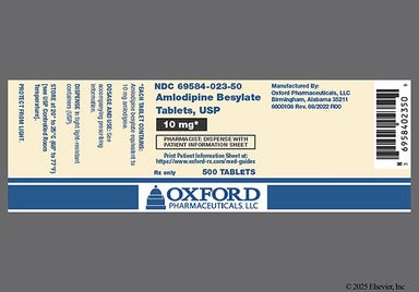White Round O And 023 - Amlodipine Besylate 10mg Tablet