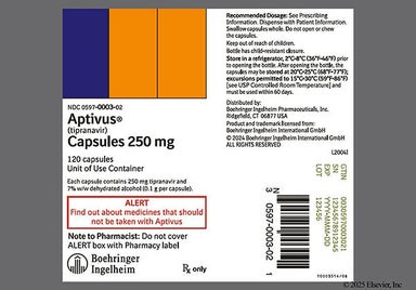 Pink Tpv 250 - Aptivus 250mg Capsule