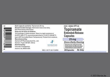 Brown Lpt 25 Mg - Topiramate 25mg Extended-Release Capsule (Once-Daily)