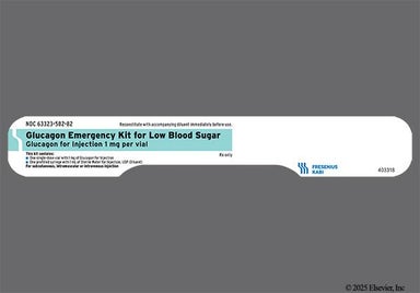 white - Glucagon 1mg Emergency Kit Powder for Injection