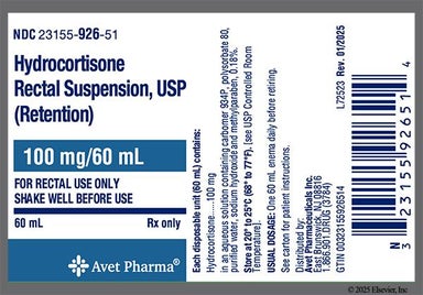white - Hydrocortisone 100mg/60mL Rectal Suspension (Retention)
