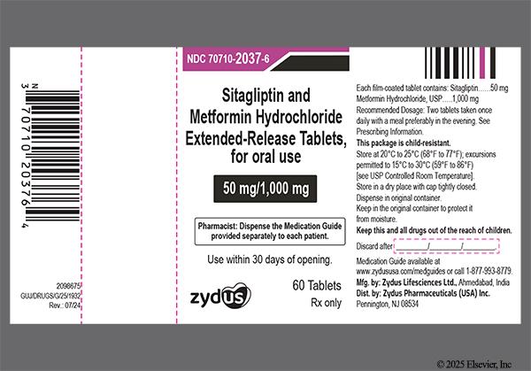 Beige Oval 1805 - Sitagliptin/Metformin Hydrochloride 50mg-1000mg Extended-Release Tablet