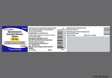 Pink Round Logo A42 - Desvenlafaxine 50mg Extended-Release Tablet