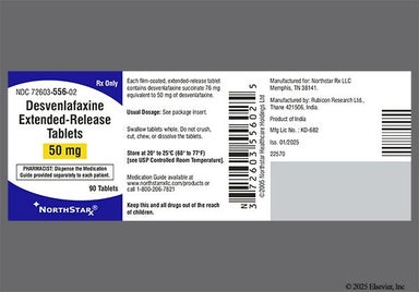 Pink Round Logo A42 - Desvenlafaxine 50mg Extended-Release Tablet