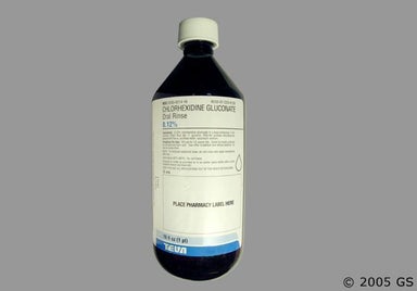 Blue Not applicable - Chlorhexidine Gluconate 0.12% Rinse