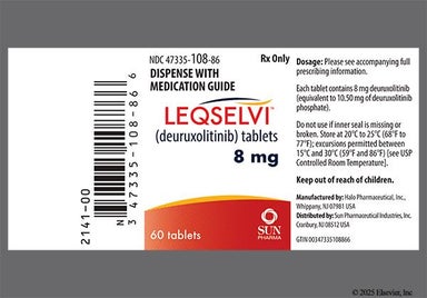 Purple Round 8 And C - LEQSELVI 8mg Tablet