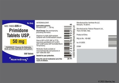 White Round Logo 39 - Primidone 50mg Tablet