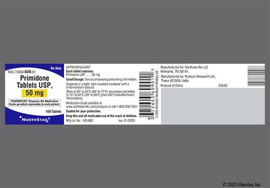 White Round Logo 39 - Primidone 50mg Tablet