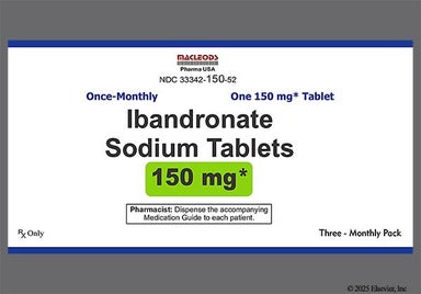 White Oblong L71 - Ibandronate Sodium 150mg Tablet