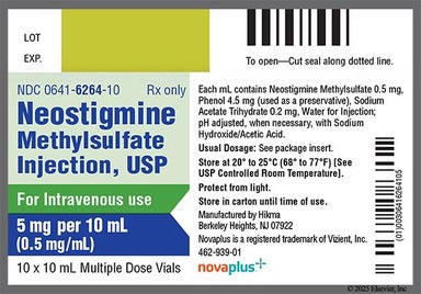 colorless - Neostigmine Methylsulfate 5mg/10mL Solution for Injection (NOVAPLUS)