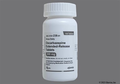 Brown Oval Xc2 - Oxcarbazepine 300mg Extended-Release Tablet