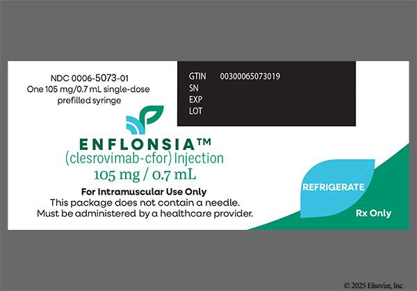 yellow - ENFLONSIA 105mg/0.7mL Solution for Injection