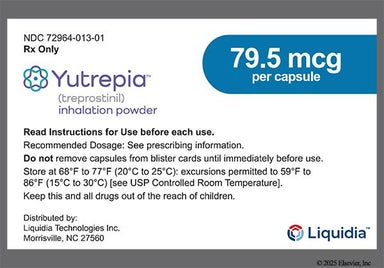 Colorless And Blue Liquidia 79.5 - Yutrepia 79.5 mcg Powder for Inhalation