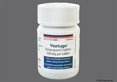 Beige Oblong 62L And Gsi - Yeztugo (PrEP) 300mg Tablet