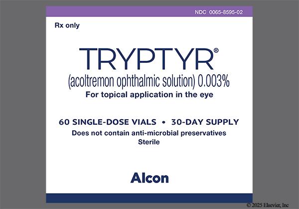 colorless - TRYPTYR 0.003% Ophthalmic Solution