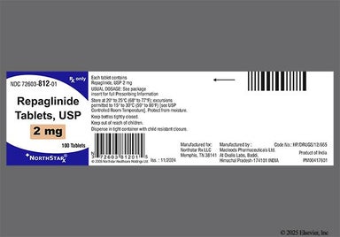 Peach Round Ml 26 - Repaglinide 2mg Tablet