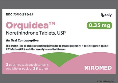 Peach Round 213 - Orquidea 0.35mg Tablet