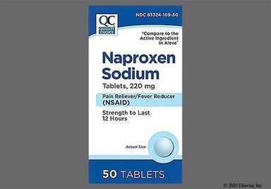 Blue Round I3 - Quality Choice Naproxen Sodium 220mg Tablet