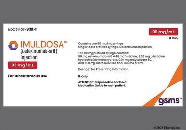 yellow - IMULDOSA 90mg/mL Prefilled Syringe Solution for Injection