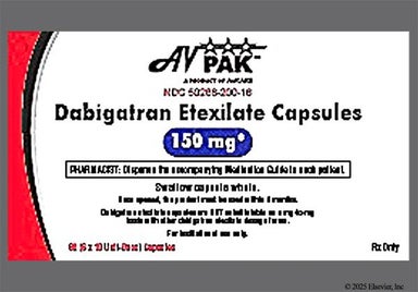 White Capsule MD 150 - Dabigatran Etexilate 150mg Capsule