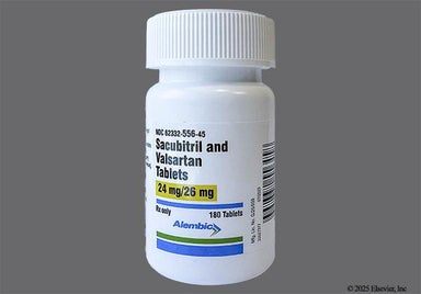 White Oblong 725 And L - Sacubitril/Valsartan 24mg-26mg Tablet