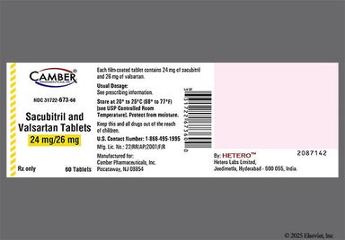 White Oval S24 And H - Sacubitril/Valsartan 24mg-26mg Tablet