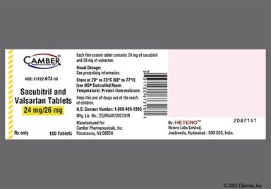 White Oval S24 And H - Sacubitril/Valsartan 24mg-26mg Tablet