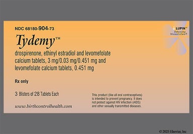 Orange Round J62 And Lu - Tydemy 3mg-0.03mg-0.451mg Tablet