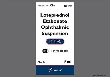 white - Loteprednol Etabonate 0.5% Ophthalmic Suspension