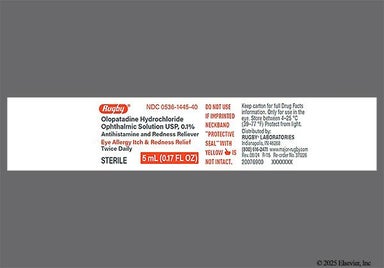 colorless - Olopatadine Hydrochloride Twice Daily 0.1% Ophthalmic Solution