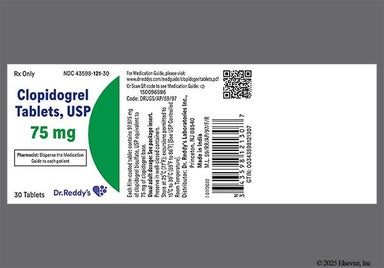 Pink Round 7 - Clopidogrel 75mg Tablet